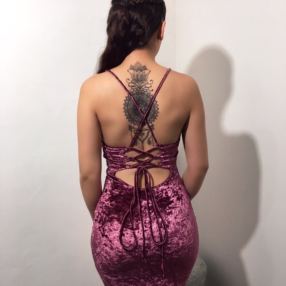 Marisa Suede Mini Dress - Picture 3 of 5